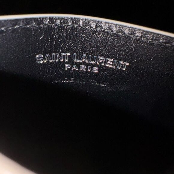 Brand new with coa Saint Laurent Beige Card Holder unisex new with dustbag - Picture 6 of 11